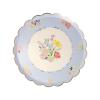 Meri Meri Floral Paper Plates (Pack of 8), Floral Disposable Plates for Party, Scalloped Edge, 2 Sizes (Dinner and Side) view 4