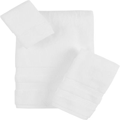 Caro Home Bethany Towel Collection Hand Towel White