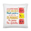 4EVERCOOL Cobija Personalizada | Regalo para Novia | Almohada para esposo | Perfecto Regalo para Navidad, graduados, profesionales y estudiantes | Basic Pillow view 1