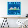 Trends International Rick And Morty - Title Wall Poster, 22.375" x 34", Premium Unframed Version view 4