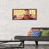 Trends International NBA Denver Nuggets - Nikola Jokic 19 Wall Poster, 14.725" x 22.375", Mahogany Framed Version view 2
