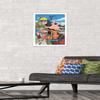 Trends International Naruto Shippuden - Jump Wall Poster, 14.725" x 22.375", White Framed Version view 2