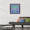 Trends International Rick And Morty - Portal Fall Wall Poster, 14.725" x 22.375", Black Framed Version view 2