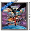 Trends International DC Comics - Teen Titans - Group Wall Poster, 14.725" x 22.375", Barnwood Framed Version view 3