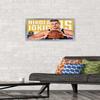 Trends International NBA Denver Nuggets - Nikola Jokic 19 Wall Poster, 14.725" x 22.375", Silver Framed Version view 2