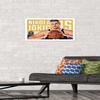 Trends International NBA Denver Nuggets - Nikola Jokic 19 Wall Poster, 14.725" x 22.375", White Framed Version view 2