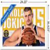 Trends International NBA Denver Nuggets - Nikola Jokic 19 Wall Poster, 14.725" x 22.375", White Framed Version view 3