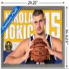 Trends International NBA Denver Nuggets - Nikola Jokic 19 Wall Poster, 14.725" x 22.375", Barnwood Framed Version view 3