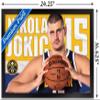 Trends International NBA Denver Nuggets - Nikola Jokic 19 Wall Poster, 14.725" x 22.375", Black Framed Version view 3
