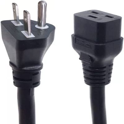 Toptekits NEMA 6-15P to C19 Power Cord, 3X14AWG SJT, 6ft/1.8m, 15A 250V US 3 Prong 6 15P to IEC 320 C19 Replacement for PDU UPS, Black, UL Certification