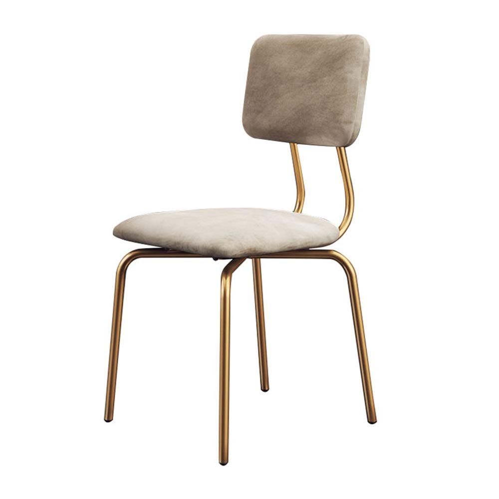 CGF-Barstools Furniture Side Chairs Metal Dining Chair, Kitchen Chair with Metal Seat and Back, Without Armrest Design, Classic/Fashion/Industrial/Retro Bistro Restaurant Cafe Kitchen Metal Chair