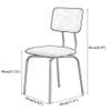 CGF-Barstools Furniture Side Chairs Metal Dining Chair, Kitchen Chair with Metal Seat and Back, Without Armrest Design, Classic/Fashion/Industrial/Retro Bistro Restaurant Cafe Kitchen Metal Chair view 3