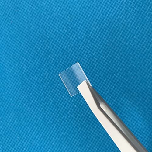 5PCS! UV Grade Fused Silica Quartz Glass JGS1 15x15x1.0mm Polished Windows