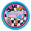 Nostalgic Fabulous 50s Themed Decorations Table Cover Plates Napkins Centerpiece 34 Piece Bundle Great for Sock Hop, Soda Shop, 1950s, Dance Diner Parties view 3