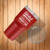 BeeTeeStore Funny Pipefitter's Wife, Girlfriend Cup - Not Spoiled - 30oz Red Tea, Coffee Tumbler view 2