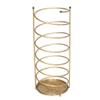 GUOYANHOME Umbrella Rackss Metal Umbrella Stand, Art Umbrella Bucket with Drip Tray, Multifunctional Storage Rack at Doorway, Gold, 3 Models (Size : 28x61cm) view 1