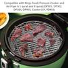 M V VOIMAKAS Dehydrator Rack for Ninja Foodi 6.5 & 8 qt, 304 Stainless Steel Dehydrator Stand Five Stackable Layers Grill Racks Accessories for 8 qt Instant Pot Air Fryer view 4