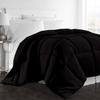 1-Pc Comforter California King 102x96 Size 1-Pc Comforter 100% Egyptian Cotton, 600 Thread Count (200 GSM Micro Fill Diamond Box Stitched) - Machine Washable, Black Solid view 1