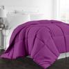 1-Pc Comforter Full 82x86 Size 1-Pc Comforter 100% Egyptian Cotton, 600 Thread Count (200 GSM Micro Fill Diamond Box Stitched) - Machine Washable, Purple Solid view 1