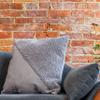 Refinery29 | Sawyer Collection | Luxury Decorative Textured Throw Pillows, Super Soft with Stylish Modern Diagonal Woven Design for Home Dcor (18x18, Grey) view 2