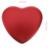 Amosfun 4pcs Heart Shaped Wedding Favor Boxes Metal Tins with Lids Empty Tin Box Containers view 2