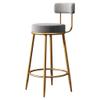 75cm(29") Contemporary Dining Chair, Sponge Backrest, Round Sponge Seat Bar Counter Chair for Pub Caf Bistro Restaurant Kitchen and Home Bar Stool view 1