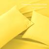 Bedding Castle - Luxurious - 800 Series - Egyptian Cotton - 4PC Bed Sheet Set - ( Flat Sheet + Fitted Sheet 27" Deep Pocket + 2 PC Pillow Cases ) - Fade Resistant - (Twin XL, Yellow) view 4