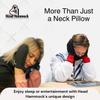Head Hammock Advanced Travel Neck Pillow Alternative for Airplane, Compact Relaxing Cervical Headrest Modern Nap Accessory Travel Hammock view 2