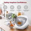 CUCKOO Micom Rice Cooker 6 Cup Uncooked / 12 Cup Cooked, Korean Fuzzy Logic Rice Cooker with Delay Timer & Keep Warm Setting, Versatile Food Steamer with Non-Stick Inner Pot, Silver (CR-0632F) view 3