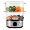 OVENTE 2-Tier Electric Food Steamer, 5 Qt Stainless Steel, Silver FS62S view 1
