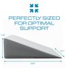Kolbs Extra Wide Bed Wedge Pillow | Super Large | Memory Foam Top and Jacquard Cover | for Sleeping Acid Reflux GERD (12 Inch Height (31 x 33 x 12)) view 2