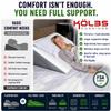 Kolbs Extra Wide Bed Wedge Pillow | Super Large | Memory Foam Top and Jacquard Cover | for Sleeping Acid Reflux GERD (12 Inch Height (31 x 33 x 12)) view 4