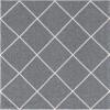 Unique Loom Decatur Collection Contemporary, Geometric, Trellis Area Rug, 5' 2" x 7' 5", Dark Gray/Ivory view 3
