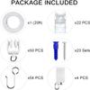 KXLife Flexible Ceiling Mount Curtain Track (20 ft), Hospital Curtain Track System, Ceiling Track for Windows, Room Divider Ceiling Track System, White view 4