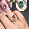 Bansriracha Color Change Diaspore Ring 925 Sterling Sliver Created Gemstone Elegant Design fine Jewelry for Woman Daily wear (Resizable) view 2
