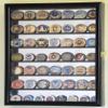 Mirrored Back Military Challenge Coin Display Case Cabinet Holders Rack w/UV Protection view 2
