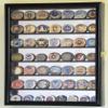 Mirrored Back Military Challenge Coin Display Case Cabinet Holders Rack w/UV Protection view 1