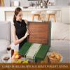 AZRHOM Walnut Wood Cutting Board, 20x15in X Large Wooden Chopping Boards with Deep Juice Groove and Side Handle, Thick Butcher Block for Kitchen Meat Cheese Gift for Wife Mom Gift Box view 3