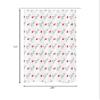 Ambesonne Love Stall Shower Curtain, Love Valentines Day Calligraphy Illustration Ornament Illustration Art, Fabric Bathroom Decor Set with Hooks, 36" W x 72" L, Vermilion Black view 4