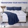 Marine Moon Mattress Topper Full, Cooling Plush Pillow Top Extra Thick Mattress Bed Topper, Fluffy Soft Mattress Pad, Hotel Quality Down Alternative Pillow Topper for Full Size Bed with Deep Pocket view 3