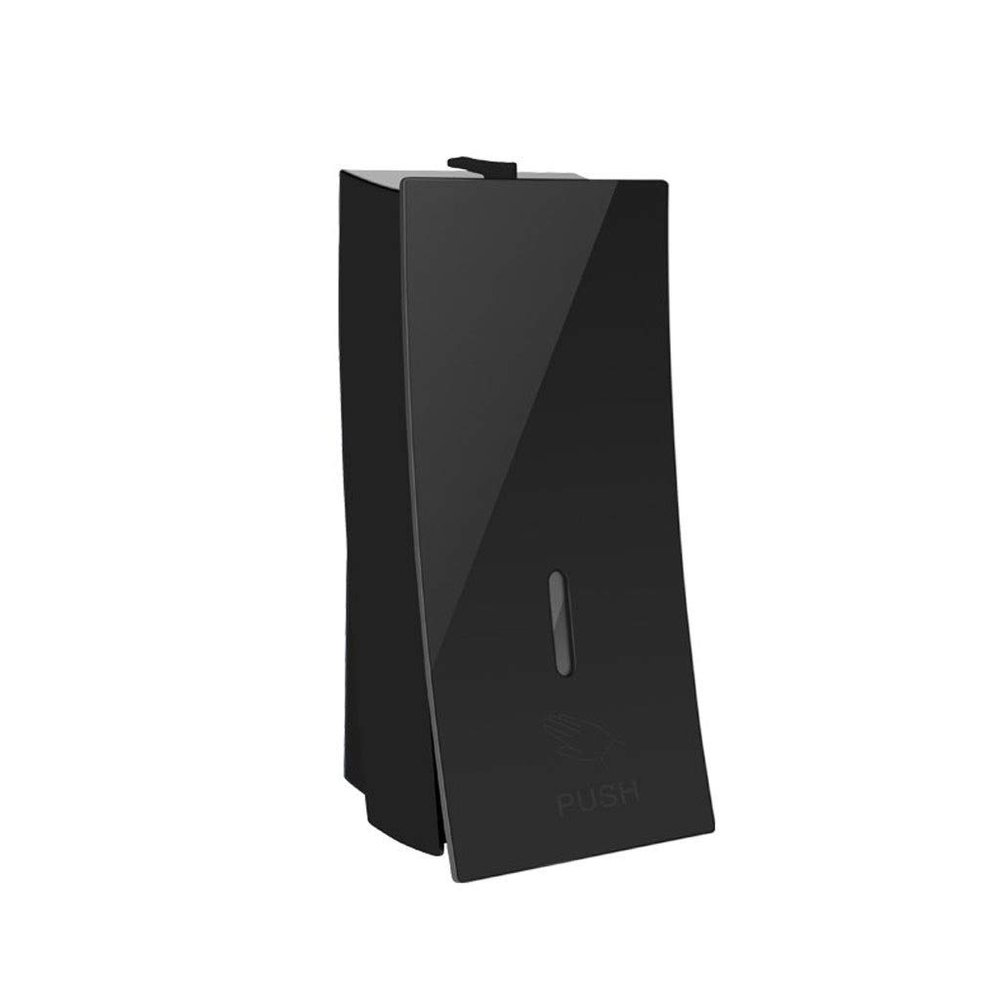 FABAX Soap Dispenser Wall-Mount Soap Dispenser for Kitchen Sink Bathroom, Shampoo and Soap Dispenser, Single Chamber Dispenser Plastic 450ml 15.2oz Lotion Dispenser (Color : Black)