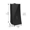 FABAX Soap Dispenser Wall-Mount Soap Dispenser for Kitchen Sink Bathroom, Shampoo and Soap Dispenser, Single Chamber Dispenser Plastic 450ml 15.2oz Lotion Dispenser (Color : Black) view 4