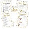 Inkdotpot Gold Confetti Theme Bachelorette Party Games Set Bundle of 5 (Activities for 50 Guests) Fun Bridal Shower Games Set view 1