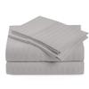 5Pcs Split Sheets Silver Stripe 800 Thread Count 100% Cotton Split King Sheets Sets for Adjustable Beds, Long Staple Cotton, Bedding Set, Fits Mattress Upto 24" Deep Pocket (Split King) view 1