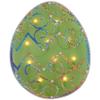 Lighted Easter Egg Silhouette Window Decoration - 12" - Green view 1