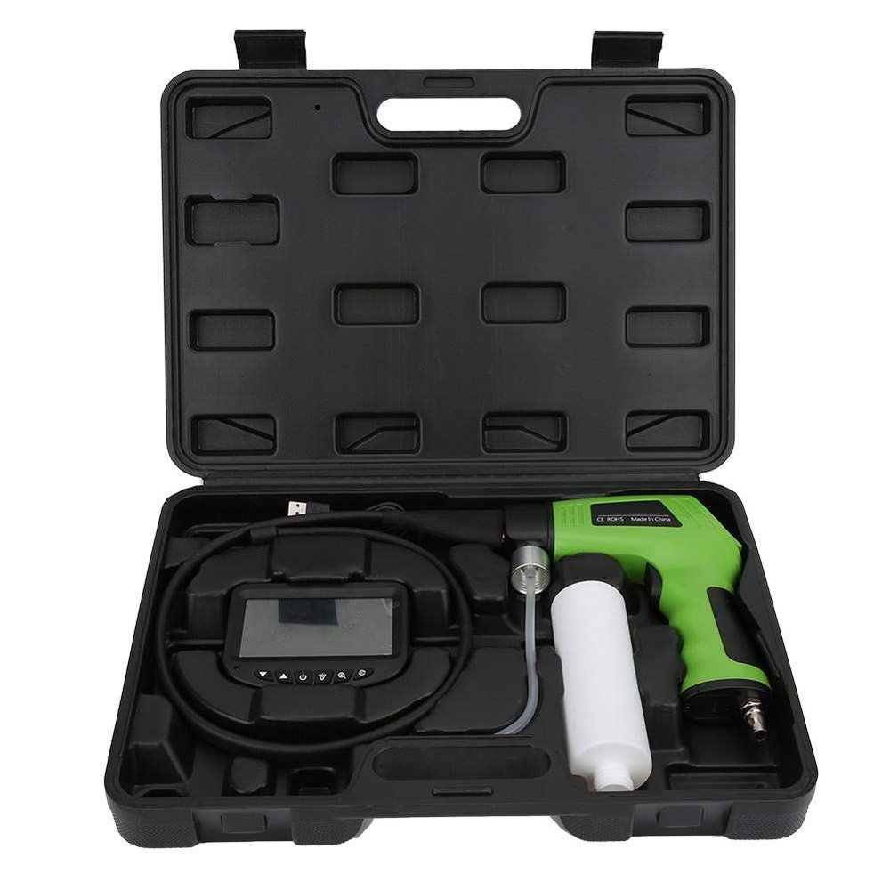 High Pressure Air Conditioner Cleaning Kit, LCD Display Car Air Conditioner Visual Cleaning Gun Pipe Endoscope Evaporation Box Visible Cleaning Gun