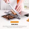 CGOLDENWALL Manual Ribs Meat Slicer Household Stainless Steel Small Bone Cutting Slicing Machine Chicken Lamb Chops Ribs Herb Pastry Cutter for Home Cooking view 4
