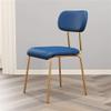 CGF-Barstools Contemporary Dining Chair for Kitchen, Dining Room, Bedroom, Living Room Side Chair PU Leather Seat Cushion and Back Chair with Metal Legs (Green, Pink, Blue, Black, Gray,) view 2