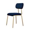 Dining Room Chairs 6 Colors Kitchen Dining Chairs Side Chair for Restaurant Home Kitchen Living Room Dining Room, Velvet Seat and Backrest, Metal Legs, Maximum Load 330LBS view 3