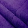 BY LORA Embroidered Terry Cotton Bath Towel for Bath, Shower - Personalized Gift - Purple Color Towel - Silver Script Initial J view 3